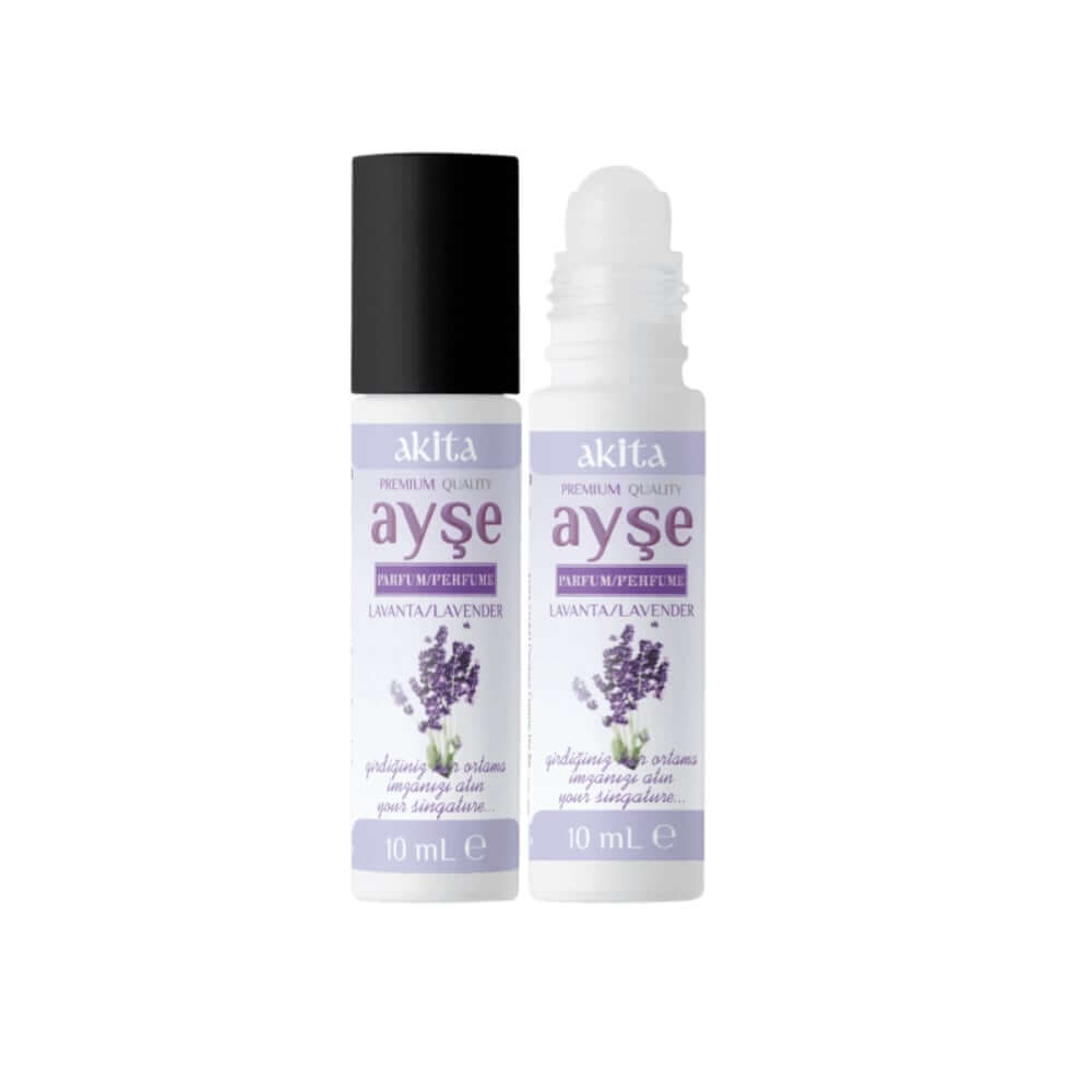 Natural Roll-On Perfume Oil Base Lavender 10mL | Akita Rosewater